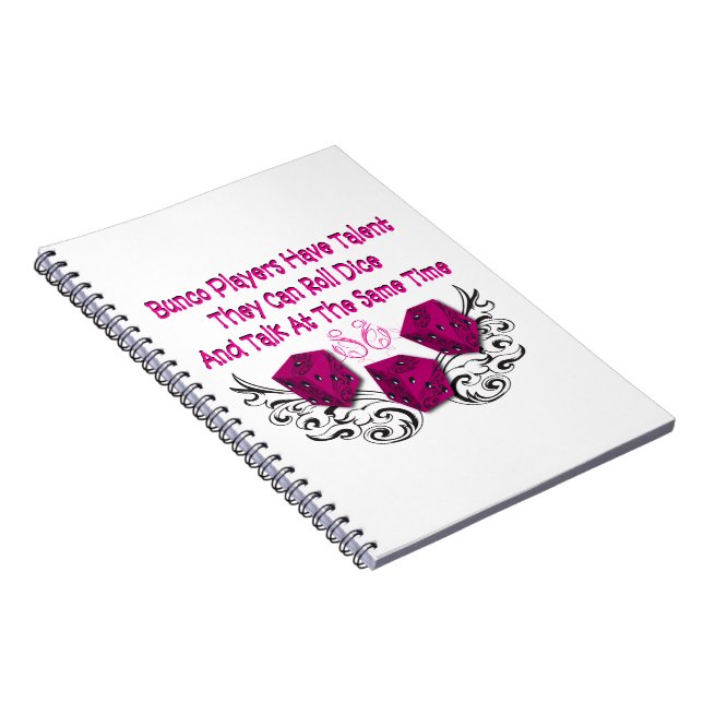Caderno Espiral Notebook com Jogadores Bunco (Lado Direito)