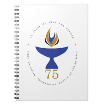 Notebook com logotipo