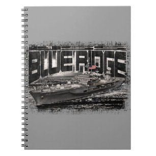 Caderno Espiral Notebook com nave de comando Blue Ridge Spiral