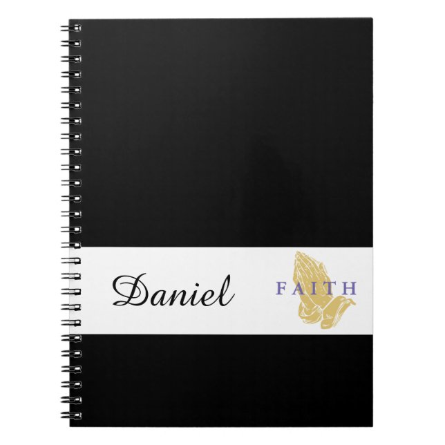 Caderno Espiral Notebook com nome personalizado (Frente)