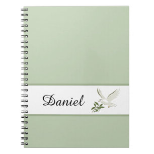 Caderno Espiral Notebook com nome personalizado do notebook