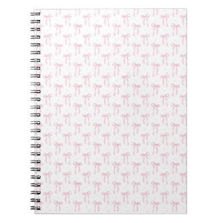 Caderno Espiral Notebook com padrão de Arcos rosa