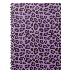 Caderno Espiral Notebook com padrão de impressão de animais leop