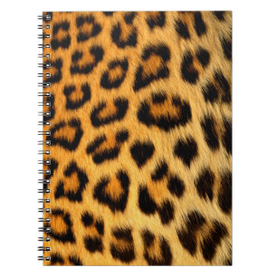 Caderno Espiral Notebook com padrão de pele impresso em animais-le