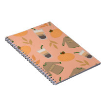 Notebook com padrão espiral de suéter Cozy