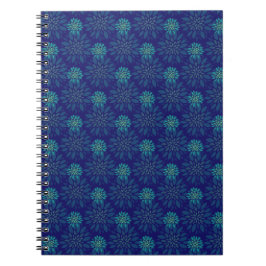 Caderno Espiral Notebook com padrão floral