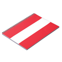 Caderno Espiral Notebook com pavilhão austríaco (Áustria)
