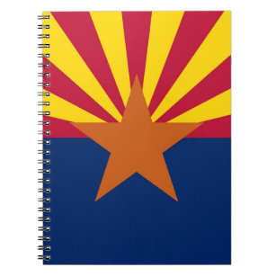 Caderno Espiral Notebook com pavilhão do Estado da Arizona
