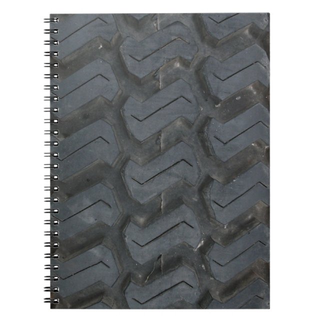 Caderno Espiral Notebook com pneus (Frente)