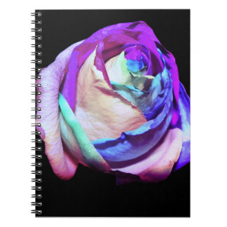 Caderno Espiral Notebook com Rosa cósmico