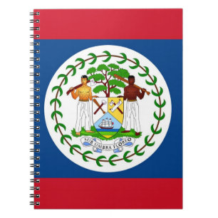 Caderno Espiral Notebook com Sinalizador de Belize