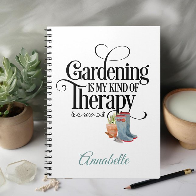 Caderno Espiral Notebook com terapia de jardinagem fotográfica esp (Criador carregado)