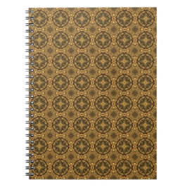 Caderno Espiral Notebook com tons castanhos