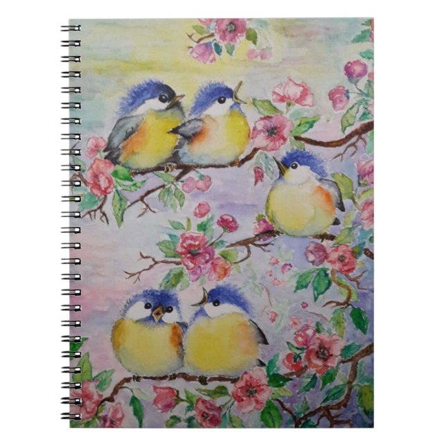 Caderno Espiral Notebook com toques agudos - Pintura (Frente)