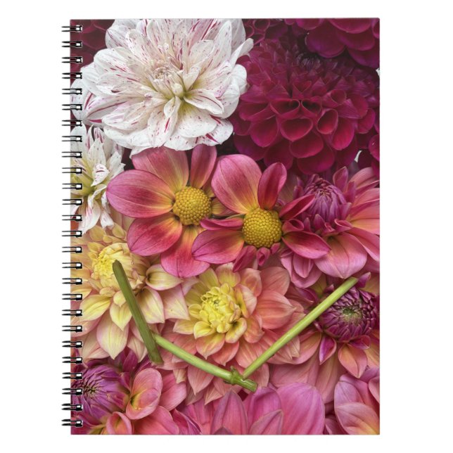 Caderno Espiral Notebook com ventilador do smiley face (Frente)
