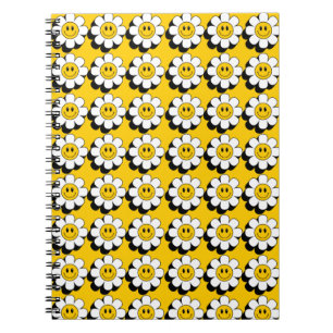 Caderno Espiral Notebook com ventilador do Smiley face plural