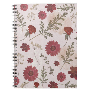 Caderno Espiral Notebook com ventilador pressionado
