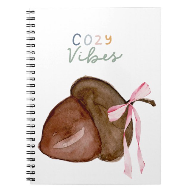 Caderno Espiral Notebook com vibrações (Frente)