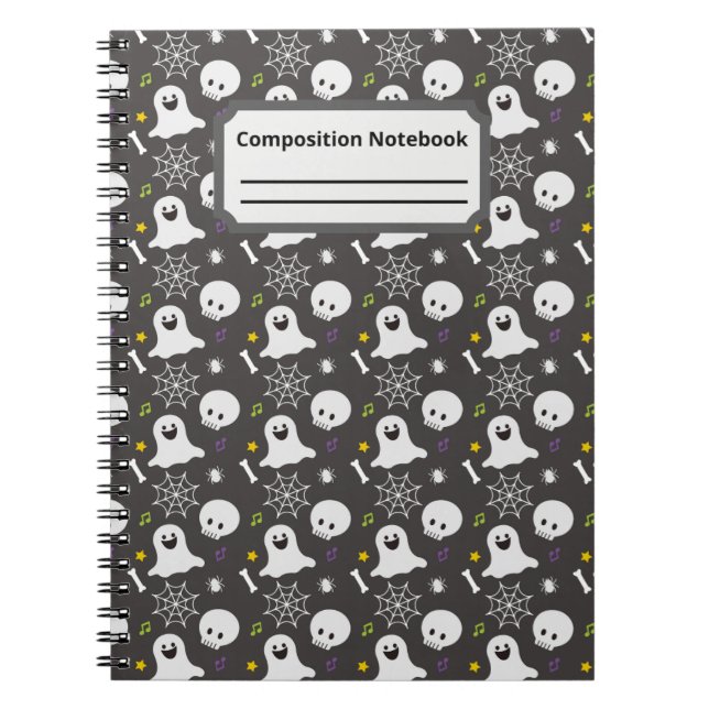 Caderno Espiral Notebook Composition: Edição Spooky Season (Frente)