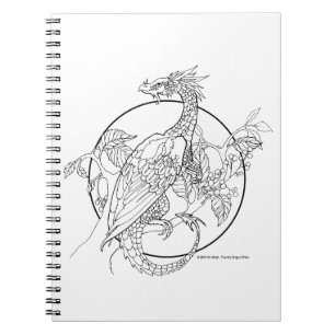 Caderno Espiral Notebook COR ME Fantasy Bird Dragon