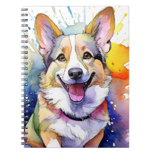 Caderno Espiral Notebook Corgi Dog Spiral