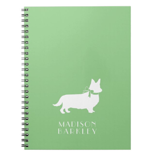 Caderno Espiral Notebook Corgi Puppy Dog Pembroke Welsh (Frente)
