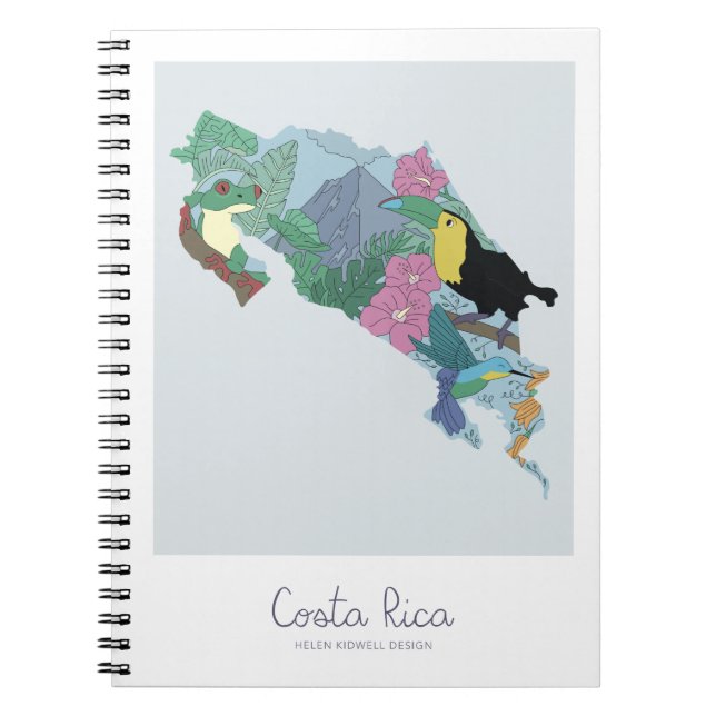 Caderno Espiral Notebook Costa Rica (Frente)