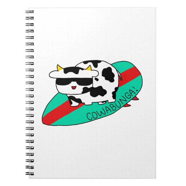 Caderno Espiral Notebook Cowabunga (Frente)