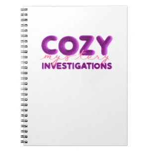 Caderno Espiral Notebook Cozy Mystery Investigations