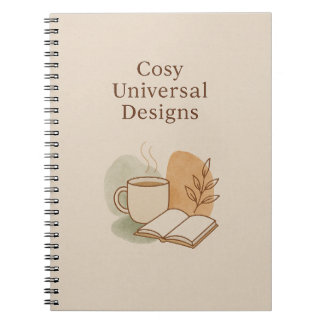 Caderno Espiral Notebook Cozy Universal Designs - Minimalista