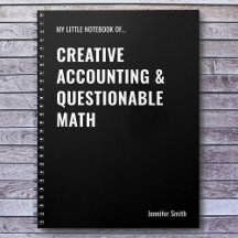 Notebook Creative Accounting e Questionável Matemá