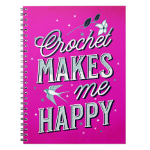 Notebook Crochet Spiral Bound