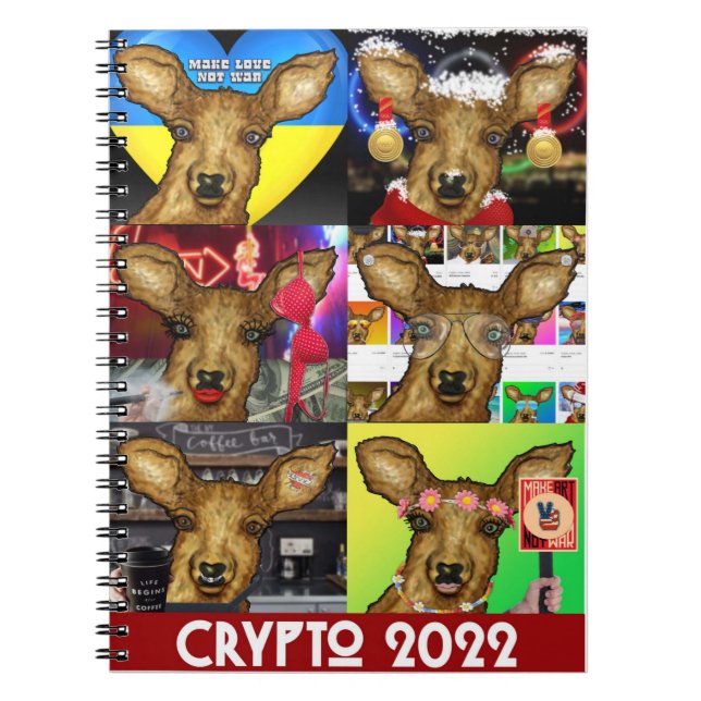Caderno Espiral Notebook Crypto 2022 (Frente)