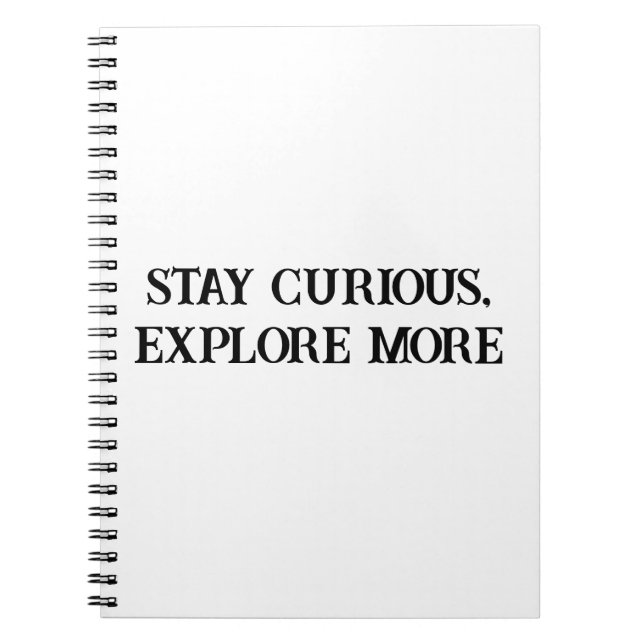 Caderno Espiral Notebook Curiosity Explorer Kids (Frente)