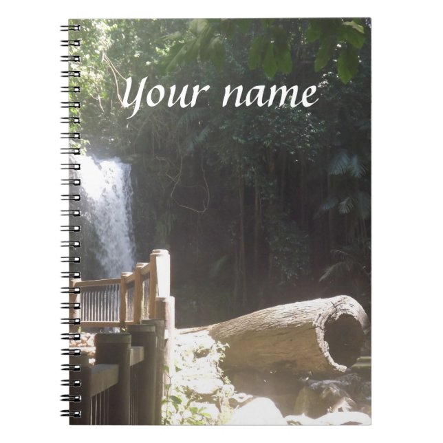 Caderno Espiral Notebook Curtis Falls Personalizado (Frente)