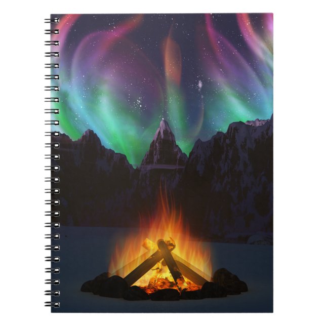 Caderno Espiral Notebook Cwm Aurora (Frente)