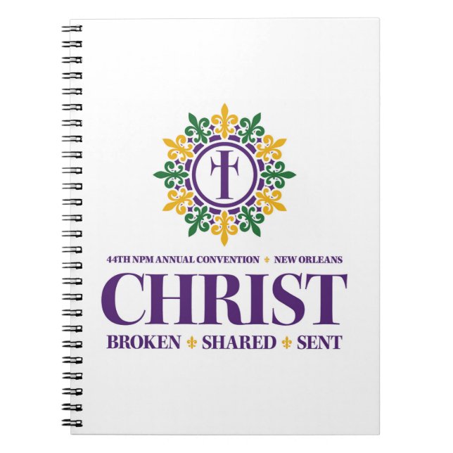 Caderno Espiral Notebook da Convenção Nacional do 44 do NPM (peque (Frente)