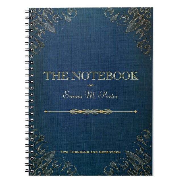 Caderno Espiral Notebook da Escola de Leather Book para Estudantes (Frente)
