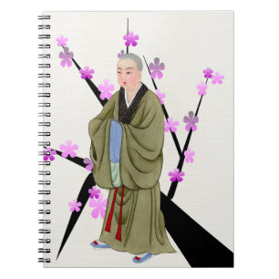 Caderno Espiral Notebook da Monge Budista