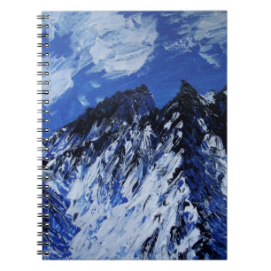 Caderno Espiral notebook da montanha