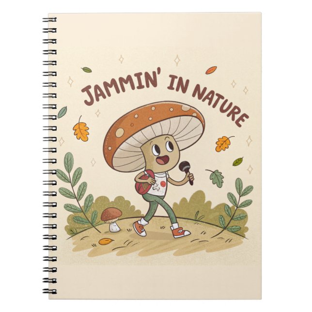 Caderno Espiral Notebook da natureza (Frente)