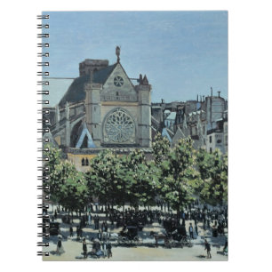 Caderno Espiral Notebook da Praça da Catedral de Paris