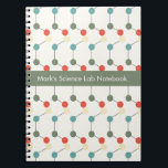 Caderno Espiral Notebook da Science Lab Chemistry Standard School<br><div class="desc">Livros de Nota Científica para Química</div>