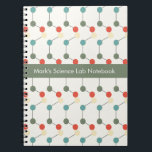 Caderno Espiral Notebook da Science Lab Chemistry Standard School<br><div class="desc">Livros de Nota Científica para Química</div>