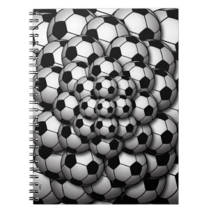 Caderno Espiral Notebook da temporada de futebol