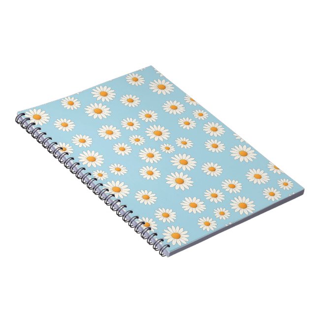 Caderno Espiral Notebook Daisy Floral Spiral - Diário fotográfico (Lado Direito)