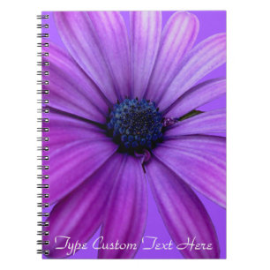 Caderno Espiral Notebook Daisy Personalizado Daisy Flower