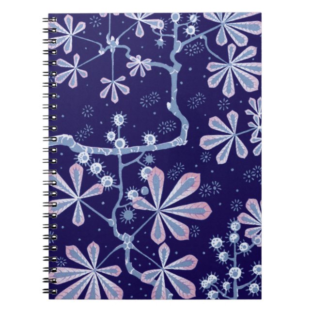 Caderno Espiral Notebook Damask Frost Flower (Frente)