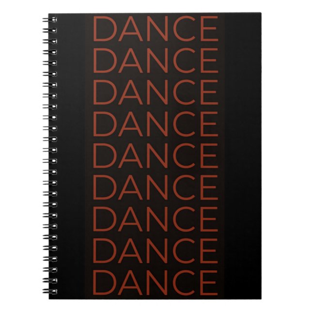 Caderno Espiral Notebook Dance (Frente)