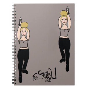 Caderno Espiral Notebook Dancer Fumaça / Preto